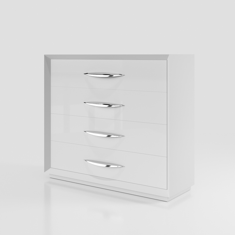 Majesty Bedroom W/Light And Carmen Cases Set - Gate FurnitureBedroom Set