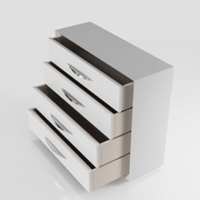 Majesty Bedroom W/Light And Carmen Cases Set - Gate FurnitureBedroom Set