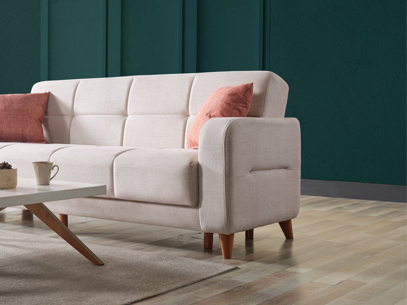 Major 3-pieces (Sofa & Loveseat & Chair) Livingroom in Light Grey - 200-ELIF-MAJ-A423-321