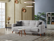 Major 3-pieces (Sofa & Loveseat & Chair) Livingroom in Light Grey - 200-ELIF-MAJ-A423-321