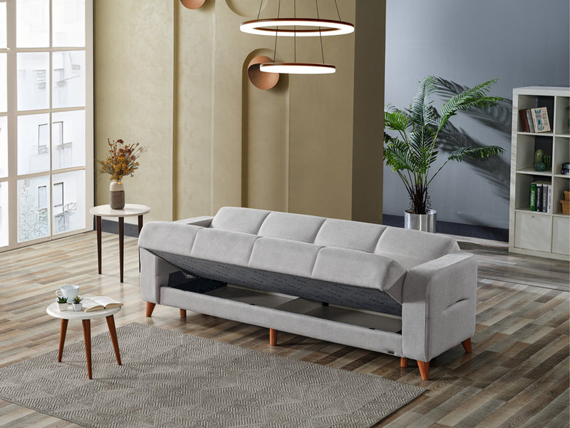 Major 3-pieces (Sofa & Loveseat & Chair) Livingroom in Light Grey - 200-ELIF-MAJ-A423-321