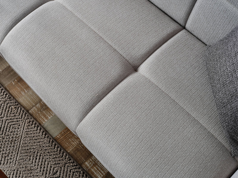 Major 3-pieces (Sofa & Loveseat & Chair) Livingroom in Light Grey - 200-ELIF-MAJ-A423-321