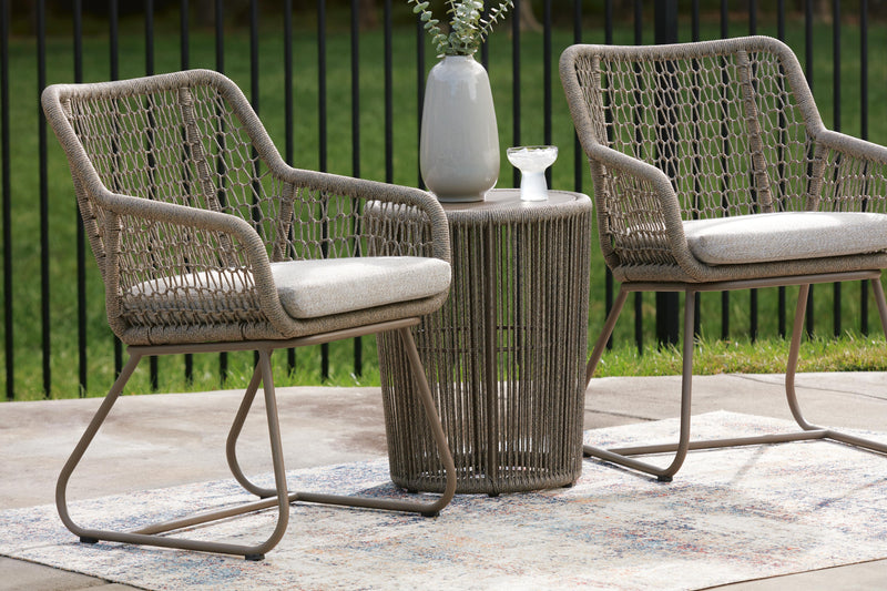 Majors Beach Beige Outdoor Table and 2 Chairs - PCP321-050