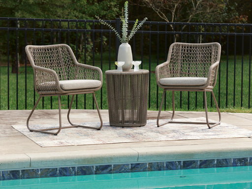 Majors Beach Beige Outdoor Table and 2 Chairs - PCP321-050