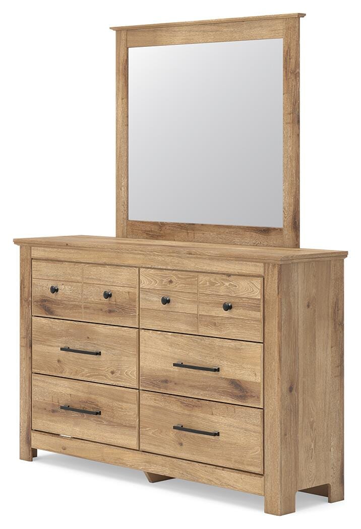 Makidern Full Panel Bed, Dresser and Mirror - PCB1170B21