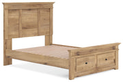 Makidern Full Panel Storage Bed, Dresser and Mirror - PCB1170B25