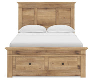 Makidern Full Panel Storage Bed, Dresser and Mirror - PCB1170B25