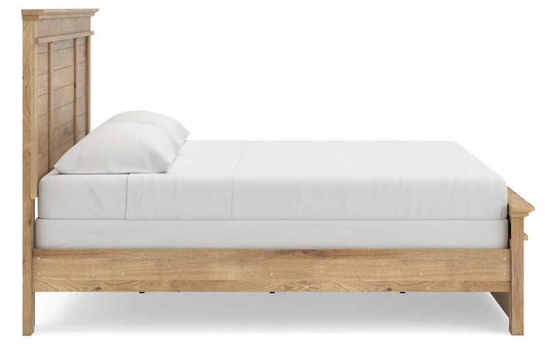 Makidern King Panel Bed, Dresser, Mirror and 2 Nightstands - PCB1170B40