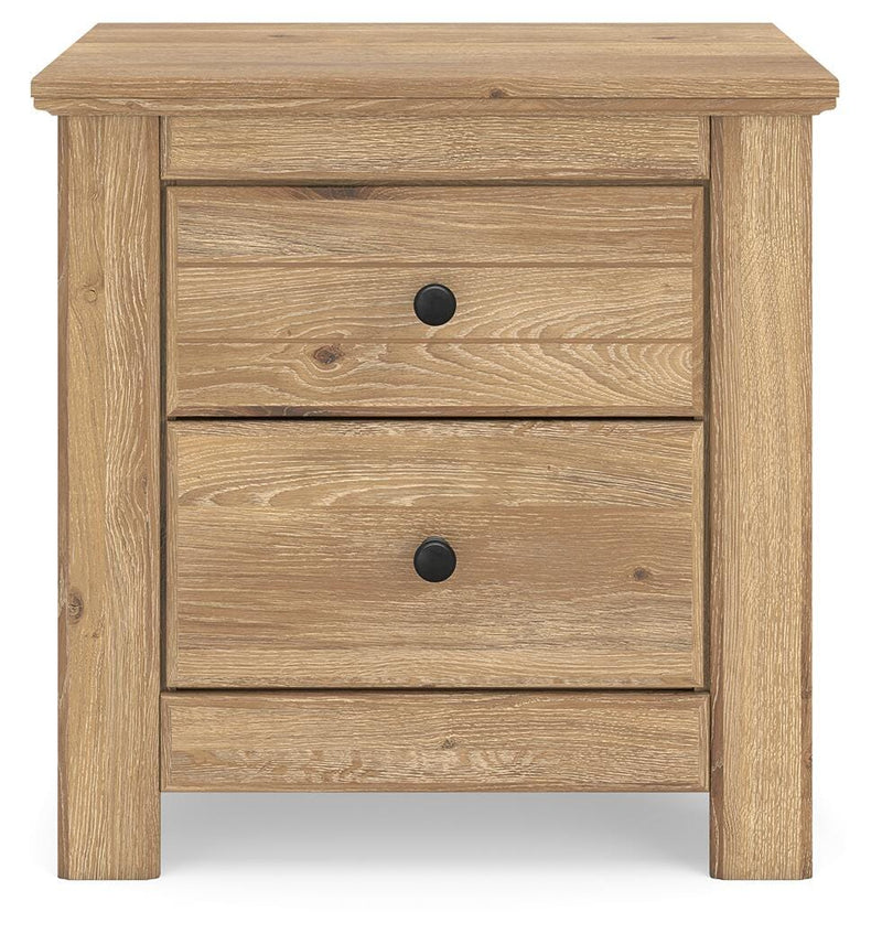Makidern King Panel Bed, Dresser, Mirror and 2 Nightstands - PCB1170B40