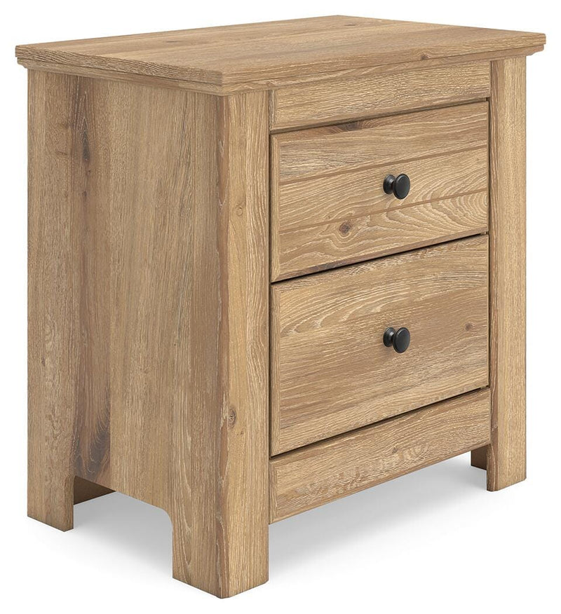 Makidern King Panel Bed, Dresser, Mirror and 2 Nightstands - PCB1170B40