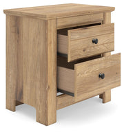 Makidern King Panel Bed, Dresser, Mirror and 2 Nightstands - PCB1170B40