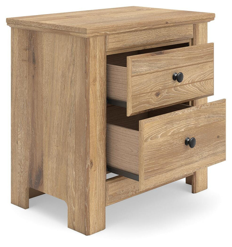Makidern King Panel Bed, Dresser, Mirror and 2 Nightstands - PCB1170B40