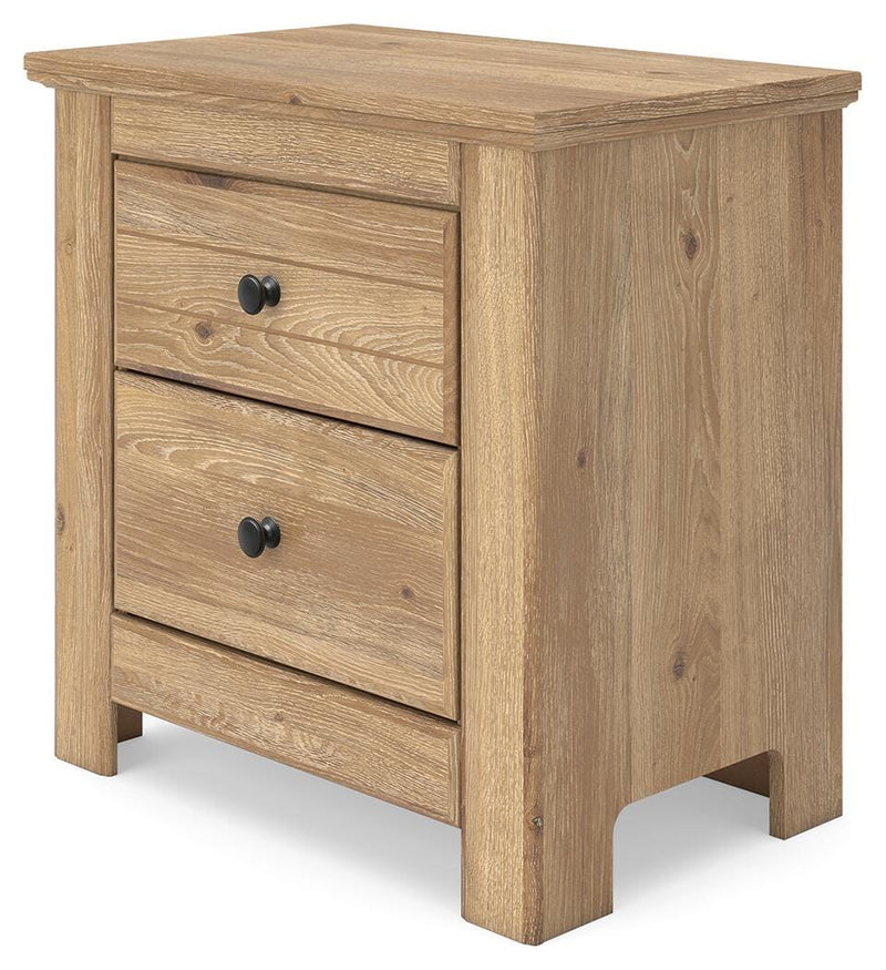 Makidern King Panel Bed, Dresser, Mirror and 2 Nightstands - PCB1170B40