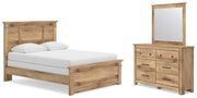 Makidern Queen Panel Bed, Dresser and Mirror - PCB1170B3