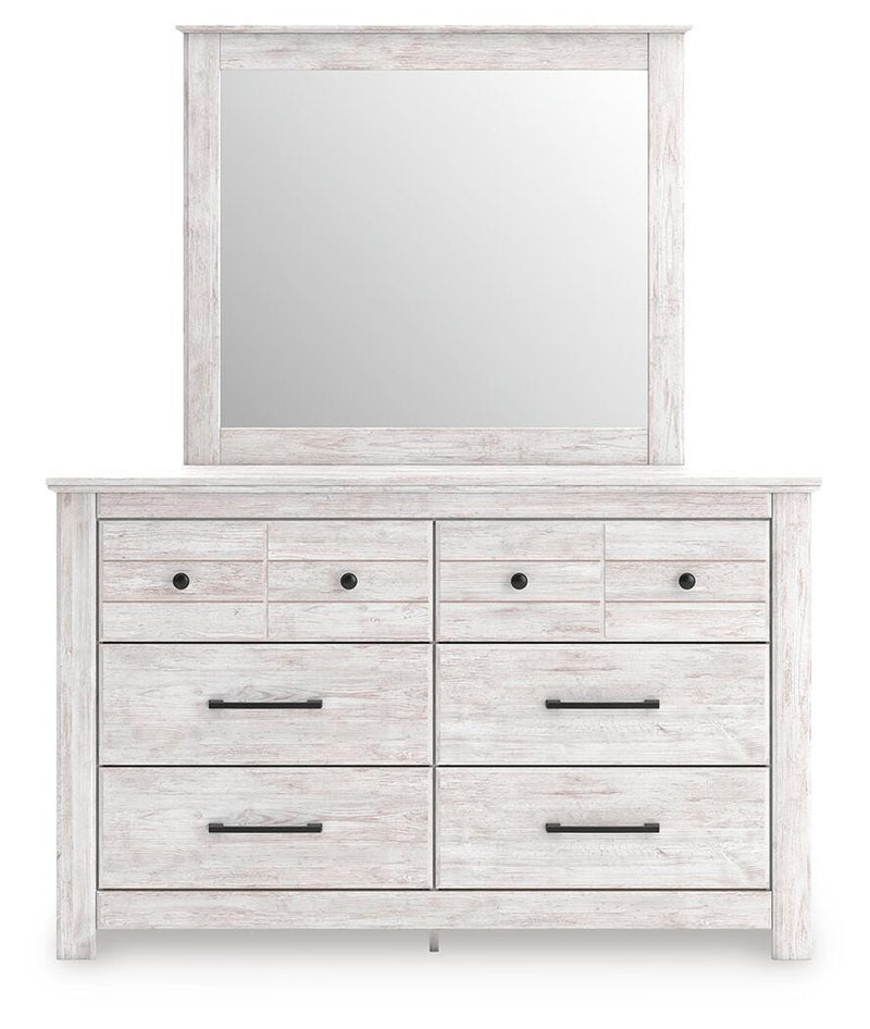 Makidern Queen Panel Bed, Dresser and Mirror - PCB1171B3