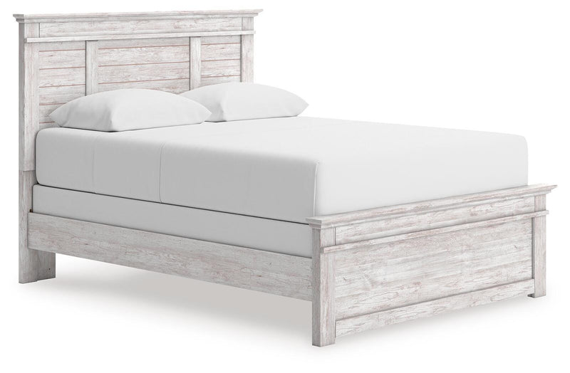 Makidern Queen Panel Bed, Dresser, Mirror and Nightstand - PCB1171B40