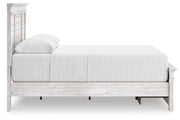 Makidern Queen Panel Storage Bed, Dresser and Mirror - PCB1171B5