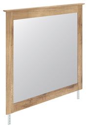 Makidern Tan Bedroom Mirror - PCB1170-36