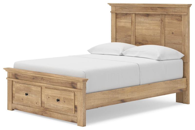 Makidern Tan Full Panel Storage Bed - PCB1170B23