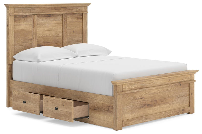 Makidern Tan Full Panel Storage Bed - PCB1170B27