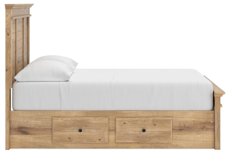 Makidern Tan Full Panel Storage Bed - PCB1170B27