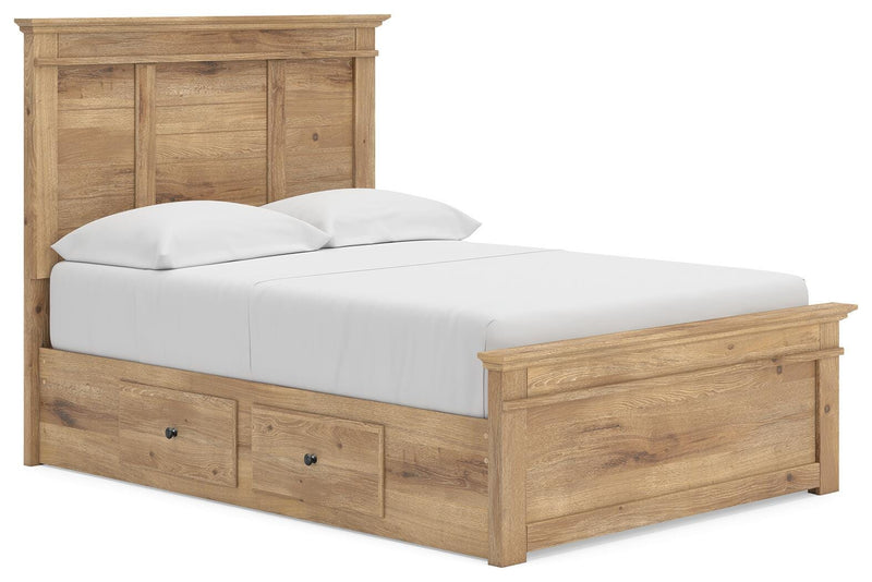 Makidern Tan Full Panel Storage Bed - PCB1170B31