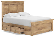 Makidern Tan Full Panel Storage Bed - PCB1170B31