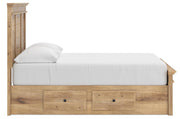 Makidern Tan Full Panel Storage Bed - PCB1170B31