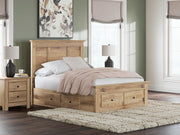Makidern Tan Full Panel Storage Bed - PCB1170B35
