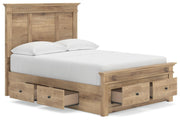Makidern Tan Full Panel Storage Bed - PCB1170B35