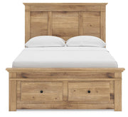 Makidern Tan Full Panel Storage Bed - PCB1170B35