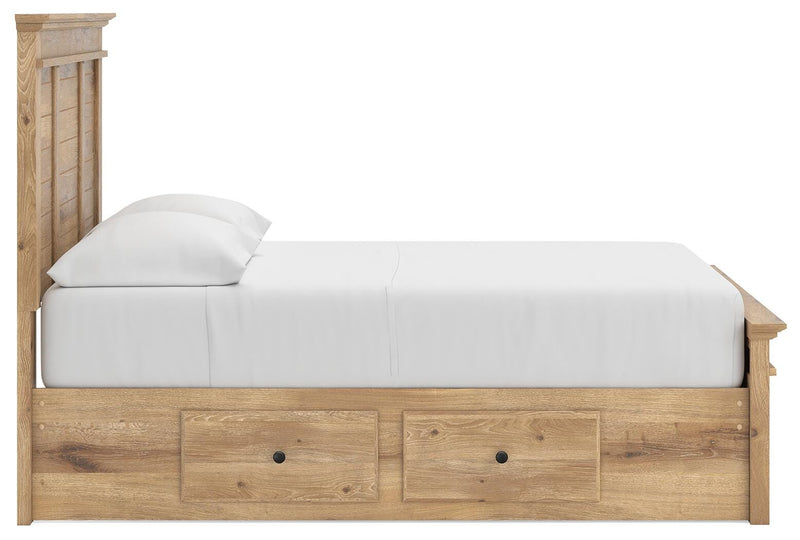 Makidern Tan Full Panel Storage Bed - PCB1170B35