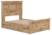 Makidern Tan Full Panel Storage Bed - PCB1170B39
