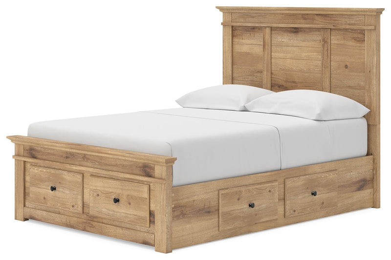 Makidern Tan Full Panel Storage Bed - PCB1170B39