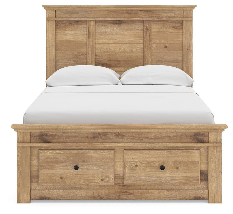 Makidern Tan Full Panel Storage Bed - PCB1170B39