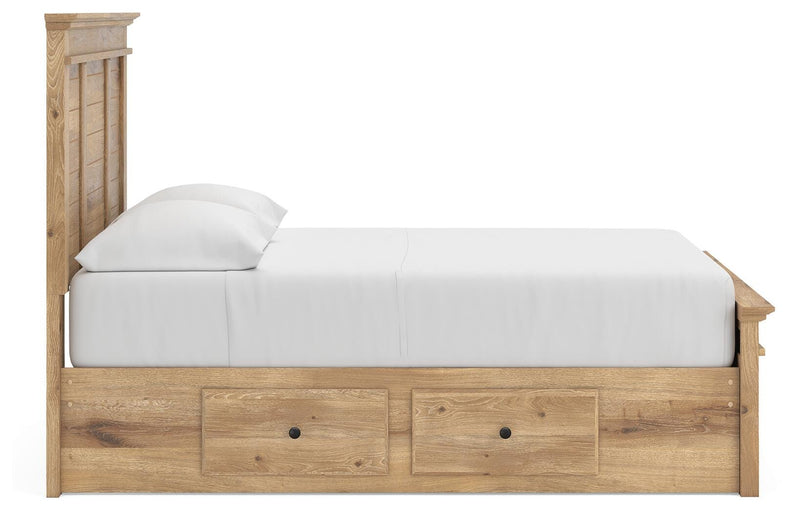 Makidern Tan Full Panel Storage Bed - PCB1170B39