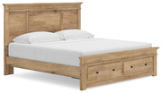 Makidern Tan King Panel Storage Bed - PCB1170B13