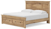 Makidern Tan King Panel Storage Bed - PCB1170B13