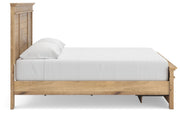 Makidern Tan King Panel Storage Bed - PCB1170B13