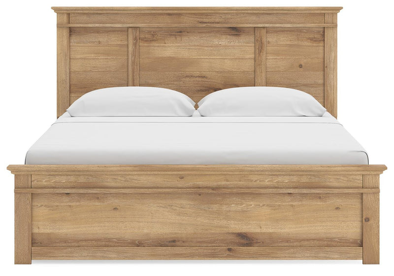 Makidern Tan King Panel Storage Bed - PCB1170B14