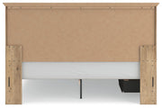 Makidern Tan King Panel Storage Bed - PCB1170B14