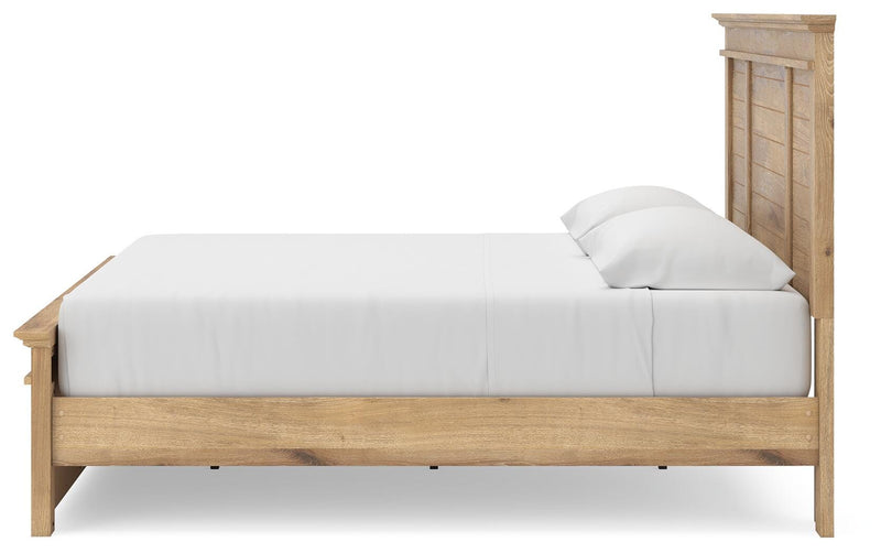 Makidern Tan King Panel Storage Bed - PCB1170B14