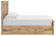 Makidern Tan King Panel Storage Bed - PCB1170B14