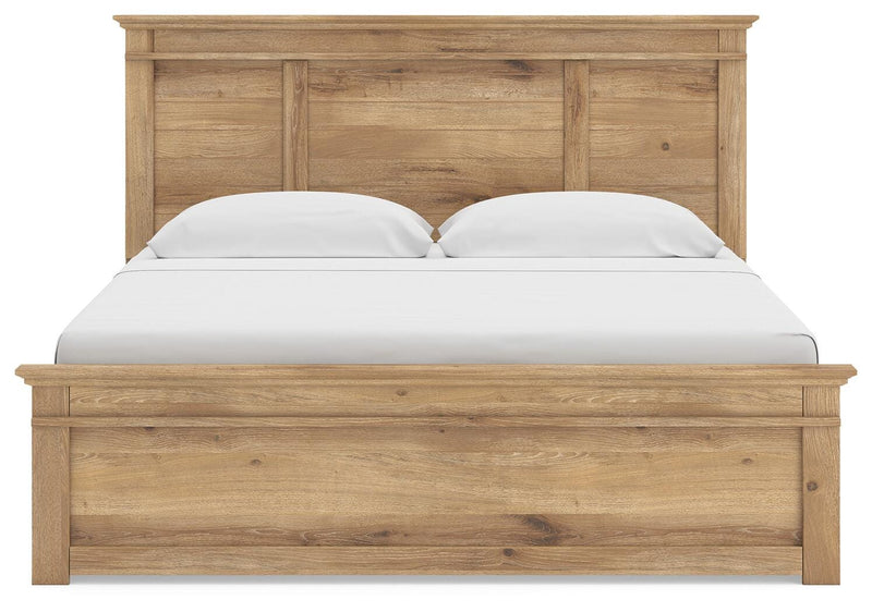Makidern Tan King Panel Storage Bed - PCB1170B15