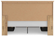 Makidern Tan King Panel Storage Bed - PCB1170B15