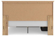 Makidern Tan King Panel Storage Bed - PCB1170B16
