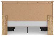 Makidern Tan King Panel Storage Bed - PCB1170B17