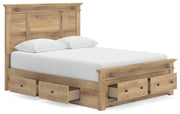 Makidern Tan Queen Panel Storage Bed - PCB1170B10