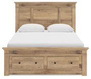 Makidern Tan Queen Panel Storage Bed - PCB1170B10