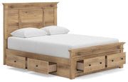 Makidern Tan Queen Panel Storage Bed - PCB1170B11